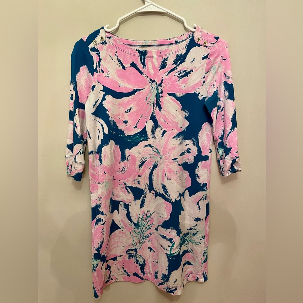 Lily Pulitzer Girls 3/4 Sleeve Dress